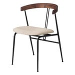 Dining chairs, Violin chair, walnut - Gabriel tempt 61168, Beige