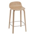 Bar stools & chairs, Visu counter stool, 65 cm, oak, Natural