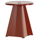 Tabouret Métallique stool, Japanese red