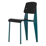 Dining chairs, Standard SP chair, Prouvé Bleu Dynastie - deep black, Black