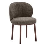 Dining chairs, Ovata dining chair, brown oak - Bosa 08, Brown