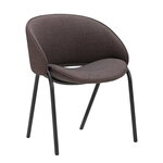 Wendelbo Folium dining chair, brown - Remix 3 356 dark brown