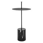 Side & end tables, Calibre side table w. handle, high, black - Nero Marquina marble, Black