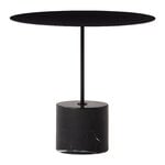 Wendelbo Calibre side table, low, black - Nero Marquina marble