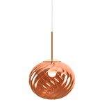 Tom Dixon Whirl riippuvalaisin, 30 cm, kupari