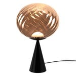 Tom Dixon Whirl Cone Fat pöytävalaisin, kupari - musta