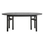 Ruokapöydät, SJL jatkettava pöytä, 120-180 cm, musta pyökki, Musta
