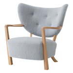 Armchairs & lounge chairs, Wulff ATD2 lounge chair, Karandash 005 - oak, Grey Armchairs & lounge chairs, Wulff ATD2 lounge chair, Karandash 005 - oak, Grey