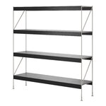 Zet Storage System, H158, acciaio avorio - rovere nero