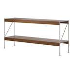 Zet Storage System, H70, acciaio avorio - rovere tinto scuro