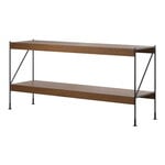 Audo Copenhagen Zet Storage System, H70, black steel - dark stained oak