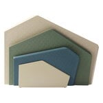 Zurich cutting board set with holder, 3 pcs, multicolour