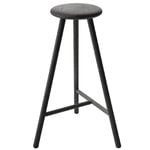 Tabourets et chaises de bar, Tabouret de bar Perch, 75 cm, noir, Noir