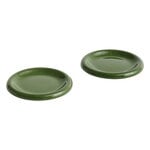 Plates, Barro plate, set of 2, 18 cm, green, Green