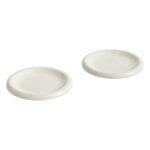 Plates, Barro plate, set of 2, 18 cm, off-white, White
