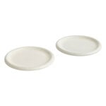Plates, Barro plate, set of 2, 24 cm, off-white, White