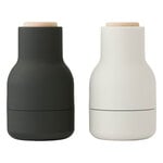 Sel et poivre, 2 petits moulins à épices Bottle Grinder, frêne/carbone/hêtre, Gris