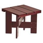 Patio tables, Crate low table, 45 x 45 cm, iron red, Red