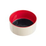 Pet accessories, HAY Dogs bowl, S, blue - red, White