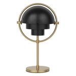 GUBI Multi-lite portable table lamp, brass - black
