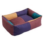 Pet accessories, HAY Dogs bed, L, burgundy - green, Red