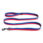 Pet accessories, HAY Dogs leash, flat, M-L, red - blue, Red