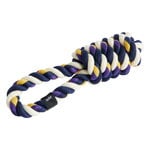 Pet accessories, HAY Dogs rope toy, blue - purple - ochre, White