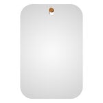 Wall mirrors, Les Brothers mirror, 42 x 62 cm, beech, Brown