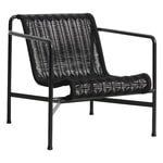 HAY Palissade Cord lounge chair, low, anthracite