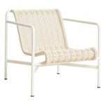 HAY Palissade Cord lounge chair, low, cream white