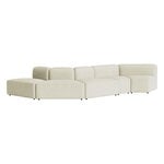 Rope modular sofa, 5-seater curved, Remix 133