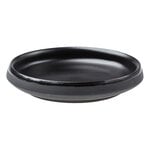 Vaidava Ceramics 3 assiettes à collation Eclipse 11,5 cm, noir