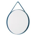 Miroirs muraux, Grand miroir Strap, No 2, bleu, Bleu