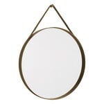 Strap mirror, No 2, large, light brown