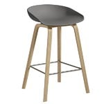 HAY About A Stool AAS32, 65 cm, soaped oak - grey