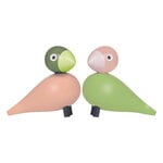 Rosendahl Lovebirds, 2 pz, verde chiaro - rosa