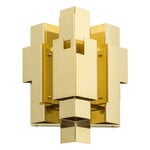 Örsjö Skyline wall lamp, hardwired, brass