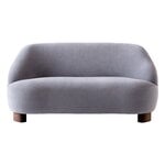Sofas, Margas LC3 2-seater sofa, walnut - Gentle 133, Grey