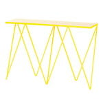 Desks, Giraffe console table, yellow, Natural