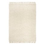 Wool rugs, Paimen wool shaggy rug, natural white, White