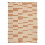 Blankets, Oras throw, 140 x 190 cm, brown sugar - natural, Beige