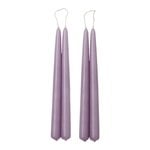 Ljus, Blossom ljus, 4 st, lavendel, Lila