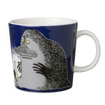 Arabia Moomin mug, Groke, dark blue