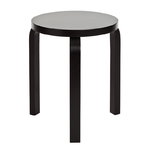 Aalto stool 60, lacquered black Aalto stool 60, lacquered black