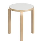 Aalto stool 60, white laminate Aalto stool 60, white laminate