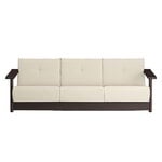 Outdoor sofas, Baba 3-seater sofa, brown ash - off white, White