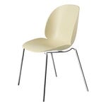 Beetle chair, stackable, chrome - pastel green