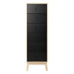 Sideboards & dressers, F23 Butler dresser, high, oak - black, Black