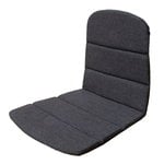 Breeze chair seat and back cushion, black