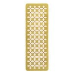 cc-tapis Criss cross runner matto, 102 x 302 cm, mustard